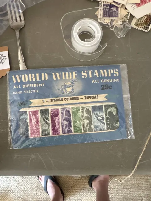World wide stamp book
