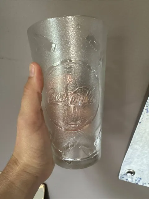 Frosted coke glass